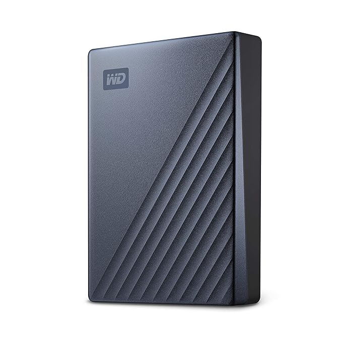 WD My Passport Ultra 6TB Portable External Hard Drive – USB C - Blue